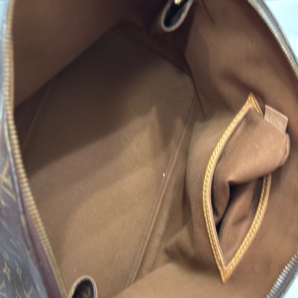 Louis Vuitton Brown and Tan Monogram Satchel - Picture 10 of 14